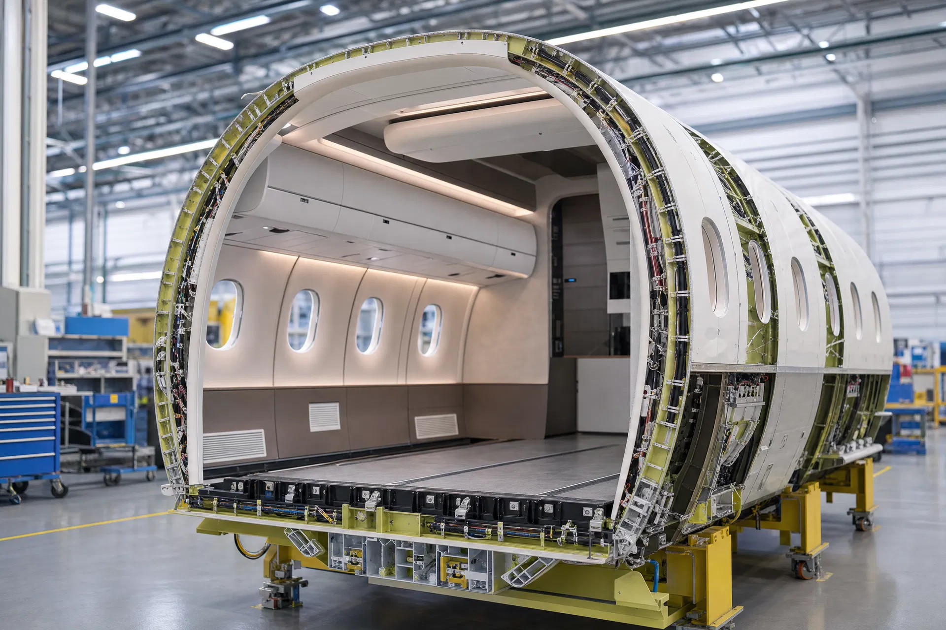 Custom aircraft cabin assembly